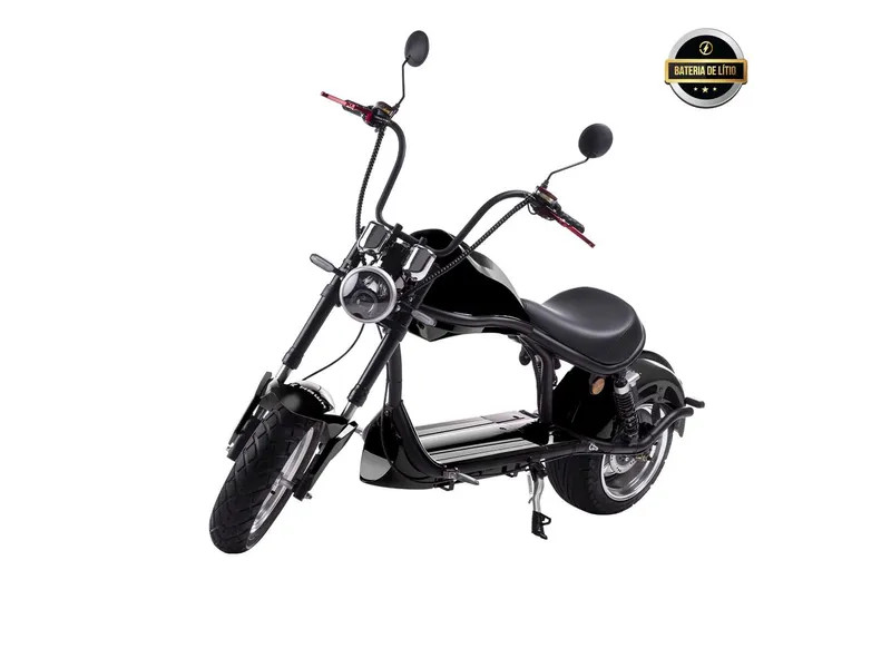 Chopper Eletrica U1 Hawk 2000W Bat 60W 20AH Black 200KG