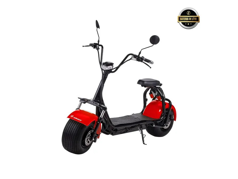 Scooter Eletrica X7 Hawk 1 Lugar 2000W Bat 60W 20AH Red 180KG