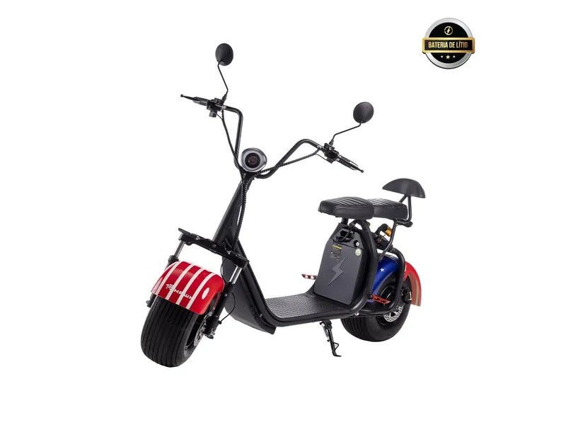 Scooter Eletrica X7 Hawk 2 Lugares 2000W Bat 60W 20AH Bandeira American 180KG