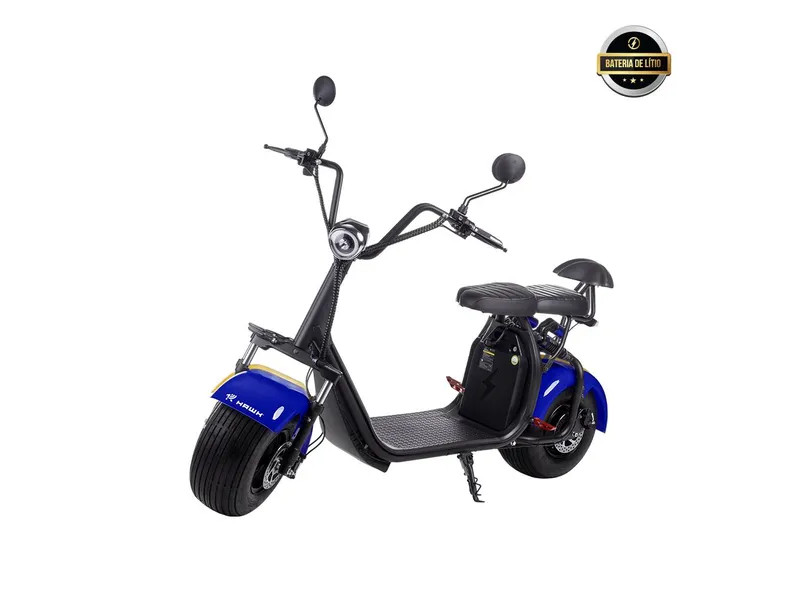 Scooter Eletrica X7 Hawk 2 Lugares 2000W Bat 60W 20AH Blue 180KG