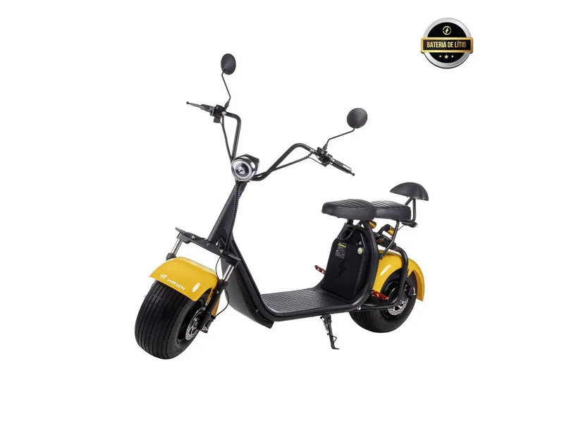 Scooter Eletrica X7 Hawk 2 Lugares 2000W Bat 60W 20AH Yellow 180KG